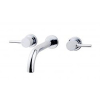 Wiesbaden Caral inbouw-wastafelmengkraan 2-knops chroom