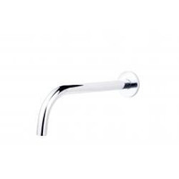 Wiesbaden SLIM 18mm uitloop rond  25cm 1/2" chroom