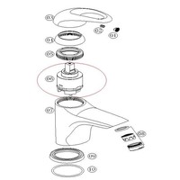 Wiesbaden Athos KIWA wastafelmengkraan + clickwaste chroom