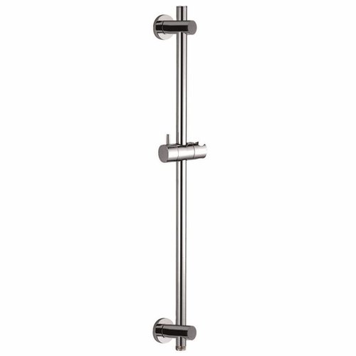 Wiesbaden chroom glijstang met wateruitgang rond 660mm 