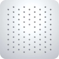 Wiesbaden UFO Luxe hoofddouche vierkant 200mm Ultra plat chroom