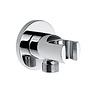Muur Doucheaansluiting Met Opsteek  Wiesbaden 1'2 Inch Messing Chroom