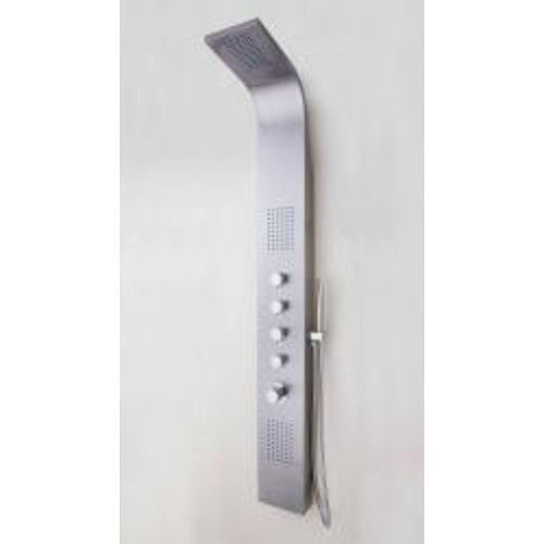 Wiesbaden Huron RVS douchekolom + therm.kr. 1650x200 