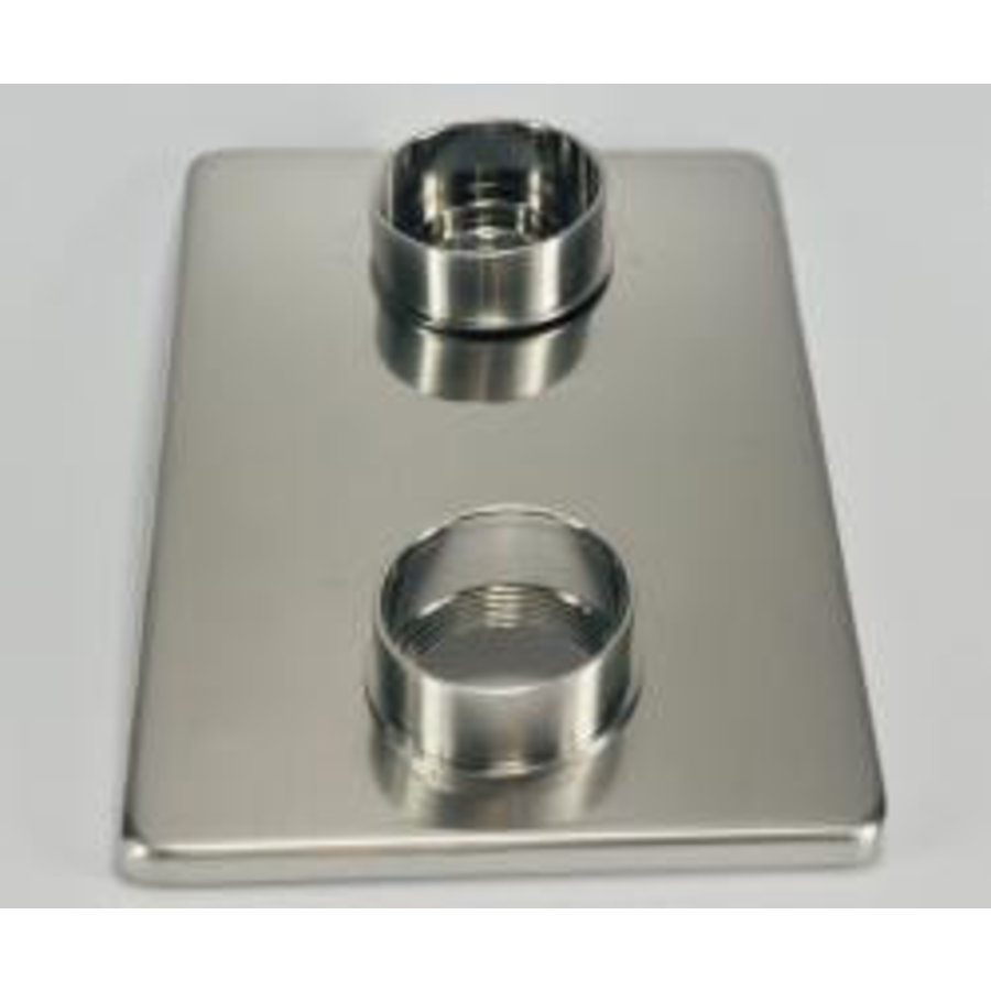 Afbouwdeel Wiesbaden 8mm Verlengset tbv 2-Knops Douchethermostaat RVS