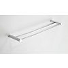 Wiesbaden Ida dubbele handdoekrek 60cm chroom
