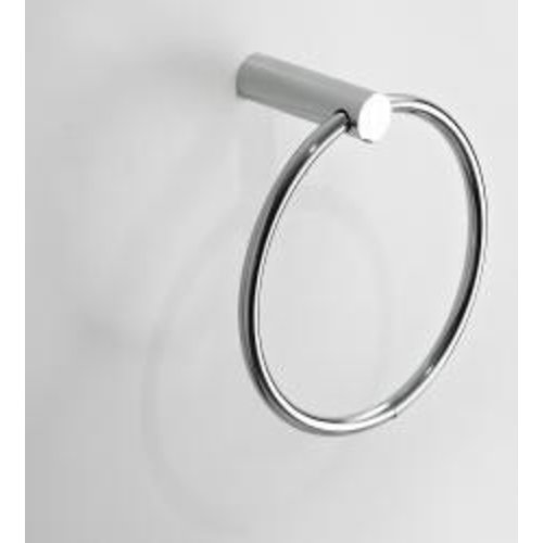 Wiesbaden Ida handdoekring chroom 