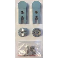 chroom scharnierset douche-swingdeuren