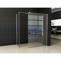 Wiesbaden inloopdouche combinatie-set 1300x800x2000 10mm nano