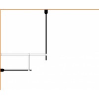 Wiesbaden inloopdouche combinatie-set 1300x800x2000 10mm nano