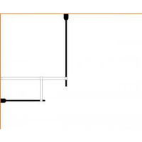 Wiesbaden inloopdouche combinatie-set 1200x800x2000 10mm nano