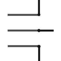 Wiesbaden zijwand+scharnierprof.rechts 350x2000 10mm NANO geheel matglas