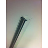 Wiesbaden chroom glasprofiel tbv muurprofiel glasdikte 1cm lengte 200 cm