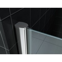 Wiesbaden nisdeur met profiel 700x2020 8mm NANO glas