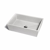 Opzet Wastafel Conicis Beton 59x39x16 cm (6 Kleuren)