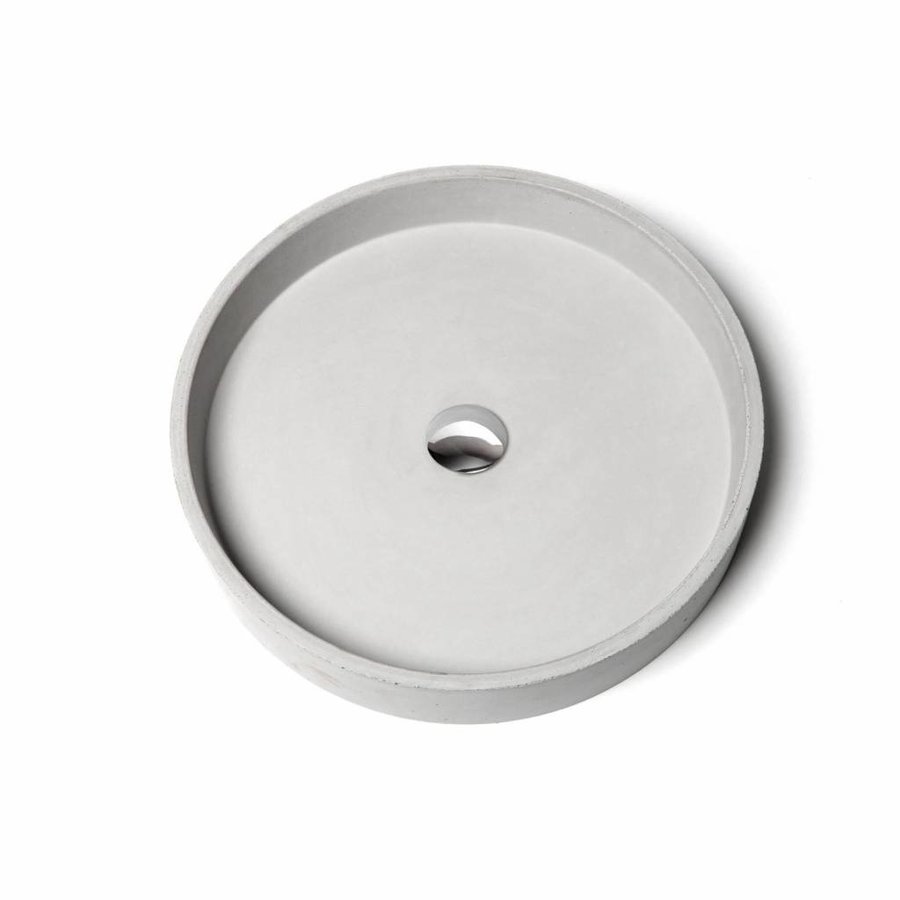 Opzet Wastafel  Circum Beton 48x10 cm (6 Kleuren)