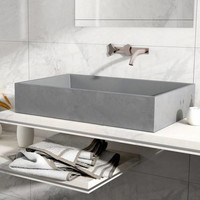 Opzet Wastafel Immissio Beton 70x45x15 cm ( 6 Kleuren)