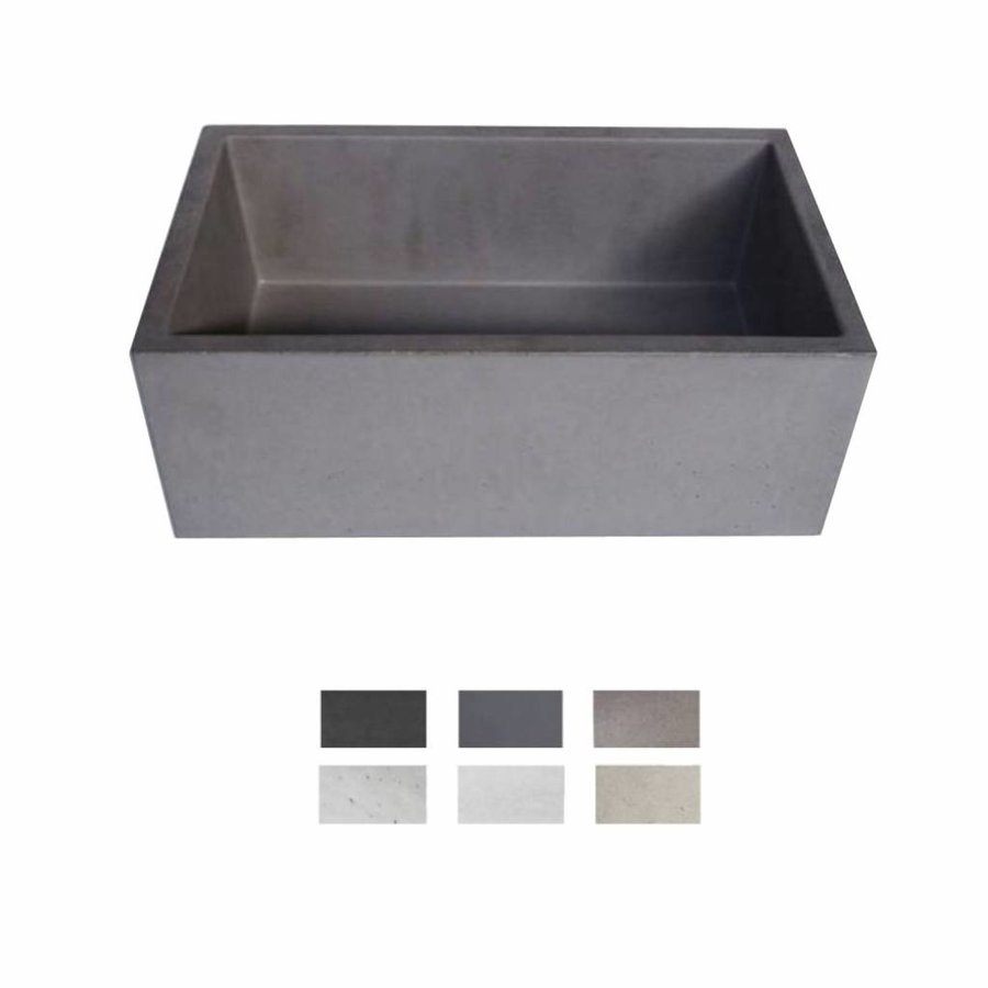 Opzet Wastafel  Immissio Beton 45x26x18 cm ( 6 Kleuren)