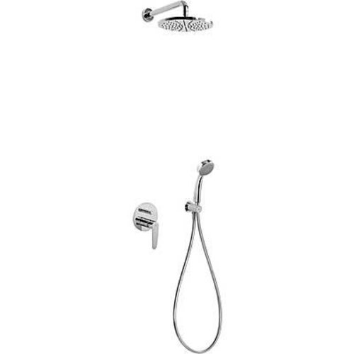 Flat Inbouwd met doucheset FLAT met geintegreerde mengkraan 20418002 