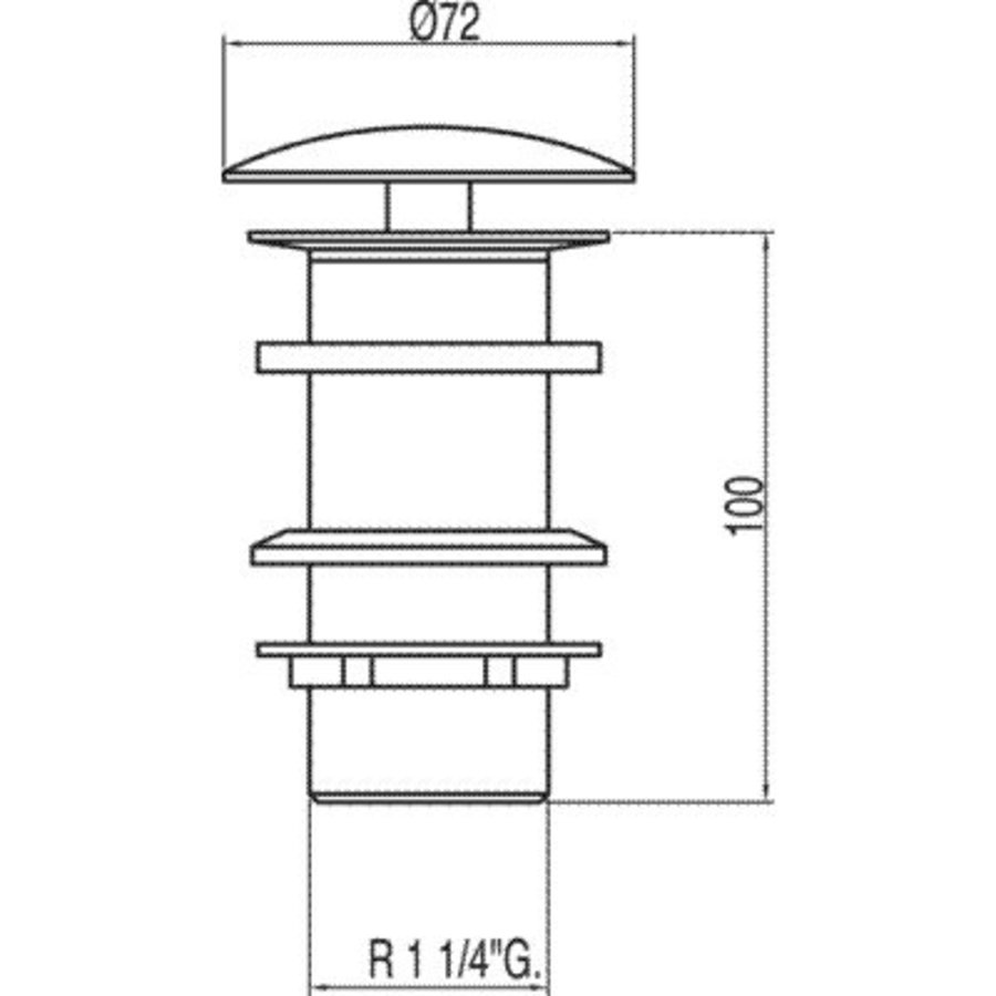 Complementos Open afvoerplug 13424030