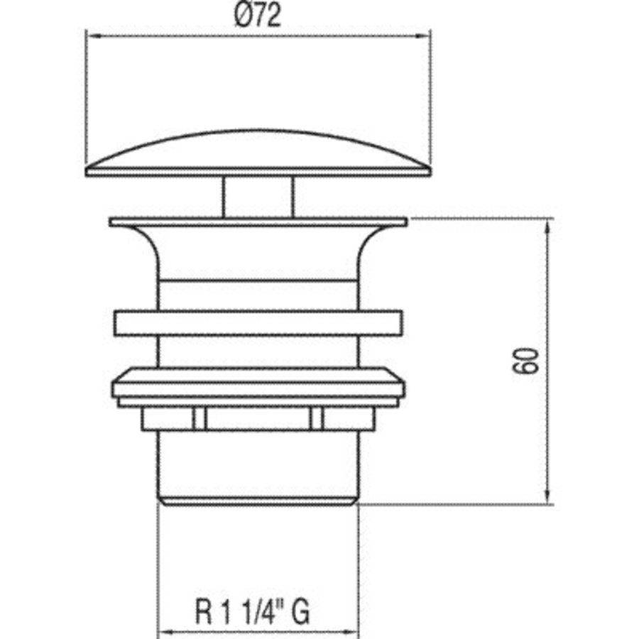 Complementos Open afvoerplug 13424010