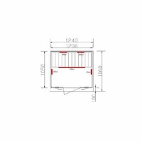 Infrarood Sauna Carmen 120X120 Cm 1750W 2 Persoons