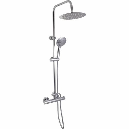Regendouche Thermostatisch Cocoon Chroom (Met Handdouche) 