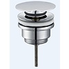 Luxe Draai waste 5/4" Laag Model Chroom