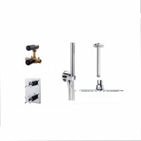 Thermostatische Inbouw Regendoucheset Chroom 30 Cm