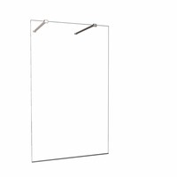 NIET MEER LEVERBAAR Douchewand Vrijstaand 140X200Cm 8Mm Nano Coating