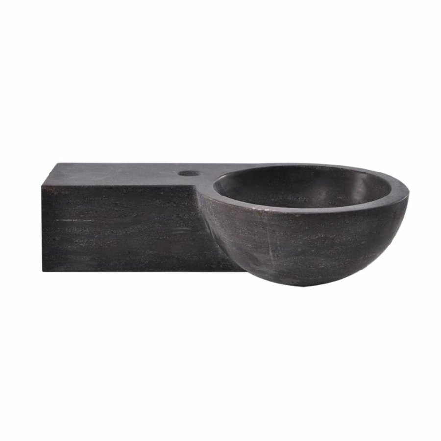 Fontein Hardsteen Rond 40X23X10 Cm (Links Of Rechts)