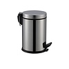 Afvalemmer 3L Chroom