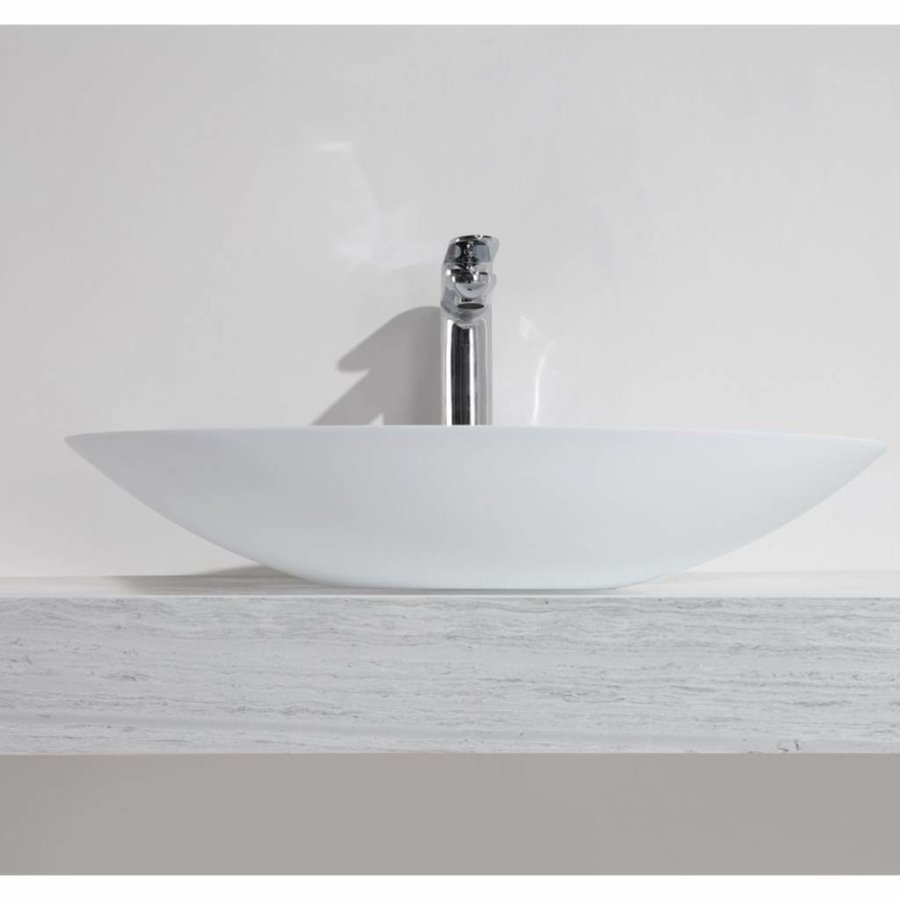 Opzetfontein Solid Surface Rond 59X35X11 Cm