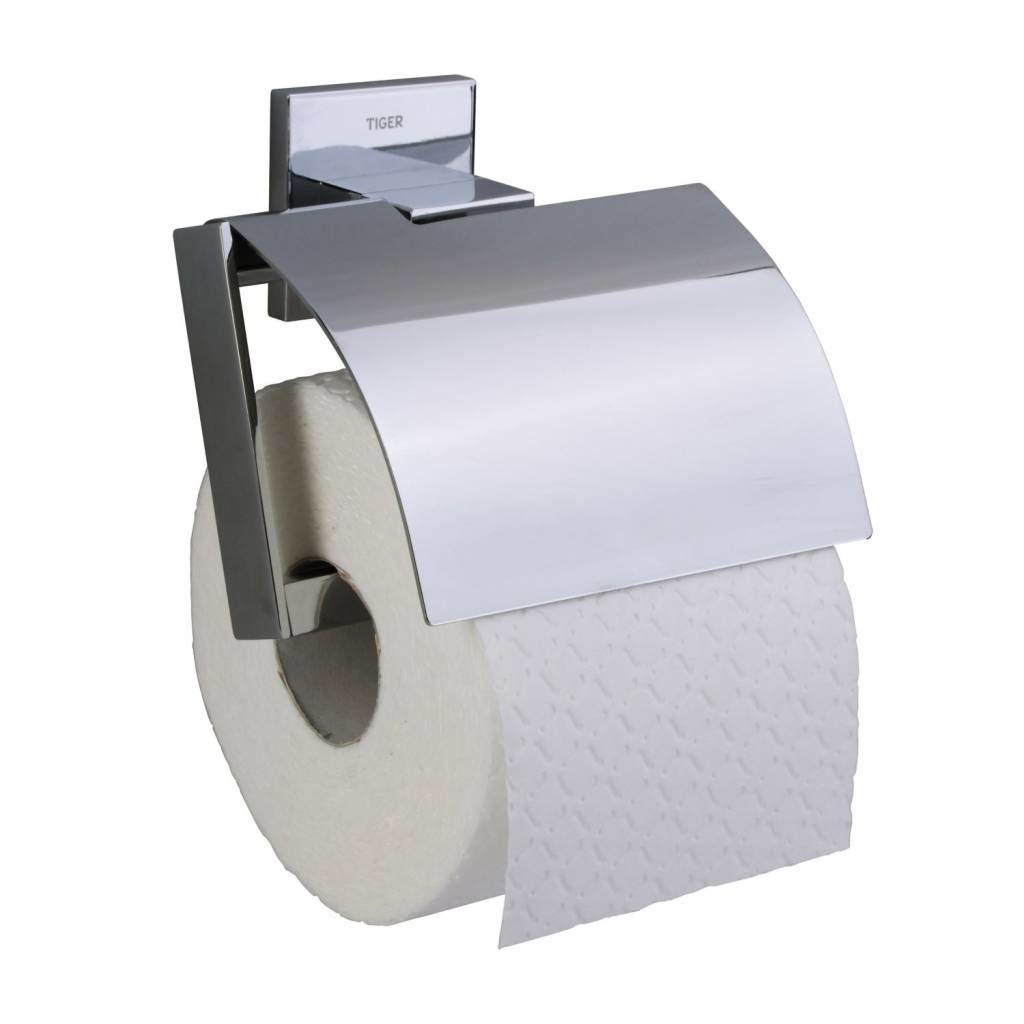 Een zin Overleg Rouwen Tiger Toiletrolhouder Items Met Klep Chroom | Toilet Accessoires - Megadump  Wormer