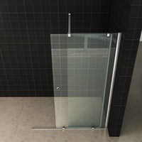 Verleng-Inloopdouche 100X200 Cm Op Rail 10Mm Nano Glas