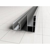 Verbredingsprofiel Voor Douchewand Aluminium 3X200 Of 202Cm