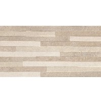 Wandtegel Pierre Taupe Decor 30X60 Rett, Mat (prijs per m2)