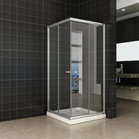 Douchecabine Aktie Hoekinstap 90X90X190 Cm 5Mm Helder Glas