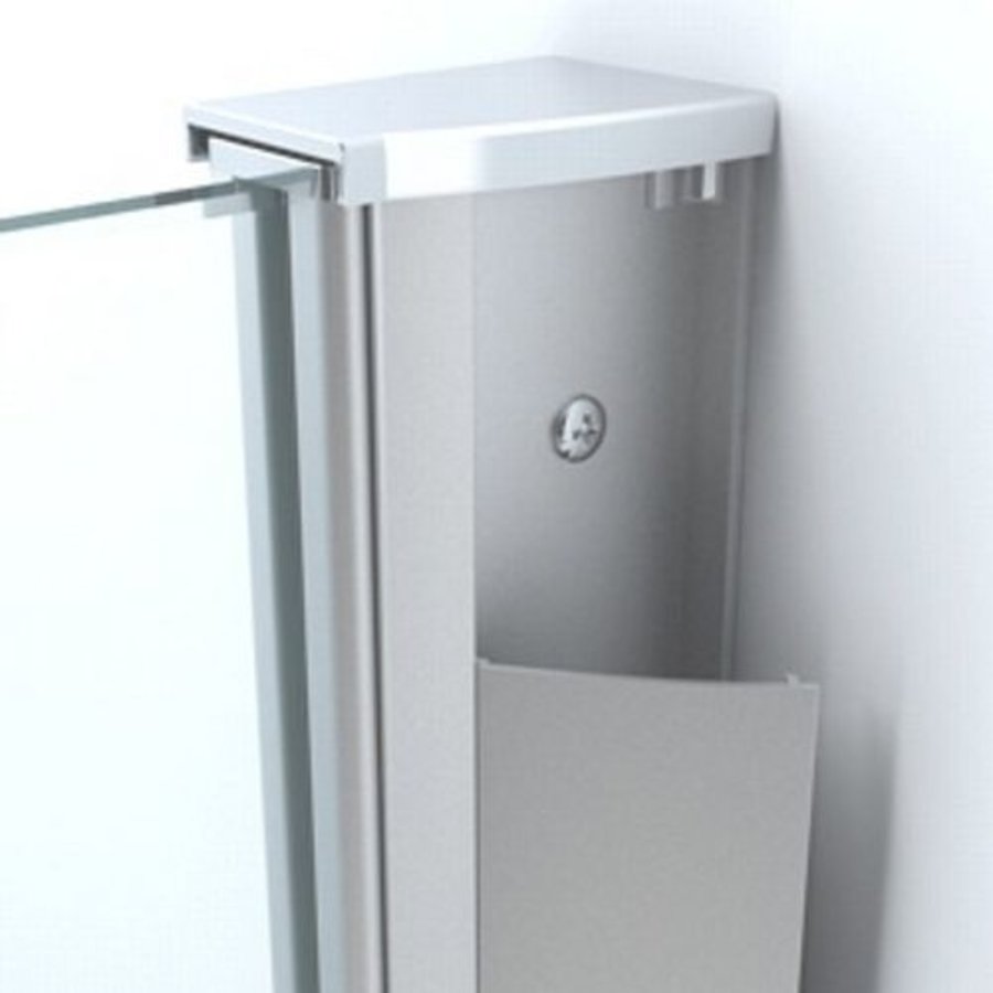 Aktie Douchewand 40X200Cm 8Mm Nano Coating