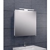 Spiegelkast Met Led Verlichting 60X60 Aluminium