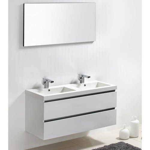 Badkamermeubel Luna 120X47 Wit (4 Laden) 