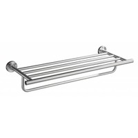 304 Handdoekrek Lig/Hang Rond 60Cm Rvs