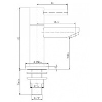 Mini Chepri Fonteinset Compleet 36X18X9 Cm Links/Rechts Wit