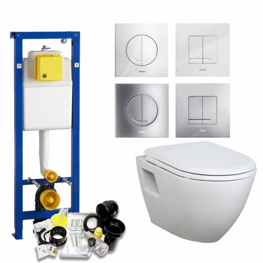 Xs Toiletset 28 Creavit Tp325 Wit Met Softclose Zitting