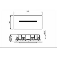 Mate Inbouw Cascade Wand M170