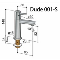 Dude Fonteinkraan 001-S