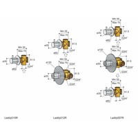 Laddy Inbouw Stopkraan 010R