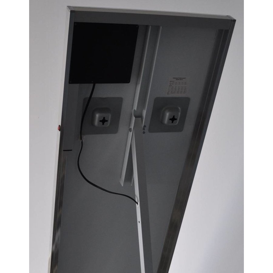 Passpiegel Staand Met Led-Verlichting 160X42 Cm