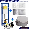 Wisa Xs Toiletset 17 Aqua Splash Amor Met Softclose Bril En Argos/Delos Drukplaat