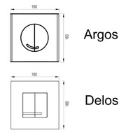 Xs Toiletset 22 V&B Subway 2.0 Met Argos Of Delos Drukplaat