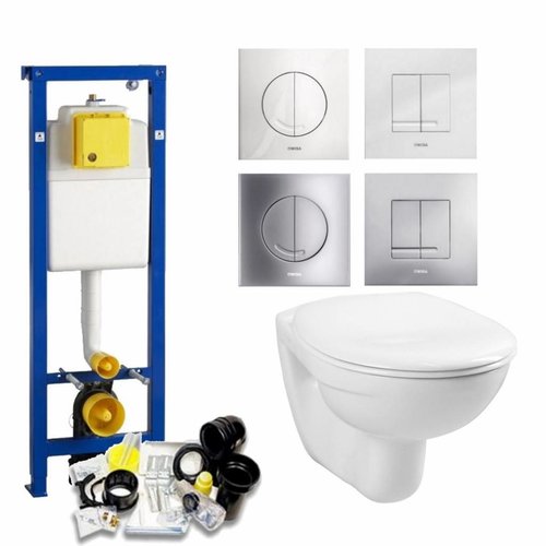 Xs Toiletset 03 Megasplash Basic Smart Met Bril En Drukplaat 